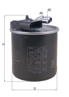 MAHLE KL 950 - Kraftstofffilter Bestseller