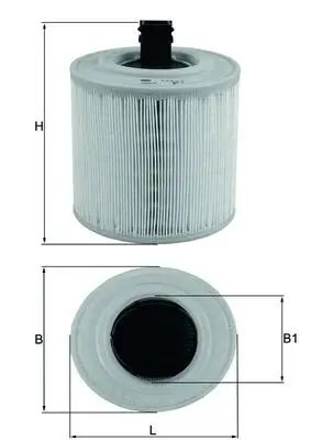 MAHLE LX 3015/14 - Luftfilter Markenware