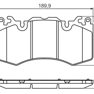 BOSCH 0 986 494 440 - Bremsbelagsatz, Scheibenbremse Highlight