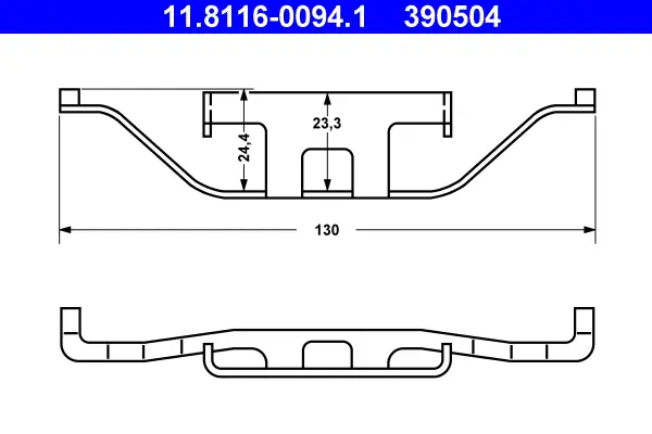 Direktkauf ATE 11.8116-0094.1 - Feder, Bremssattel