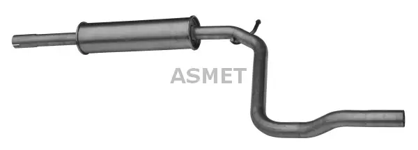 ASMET 03.075 - Mittelschalldämpfer Sichere Zahlung