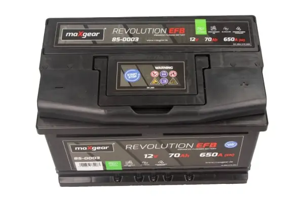 Letzte Chance MAXGEAR 85-0003 - Starterbatterie - 70Ah 650 A 12 V