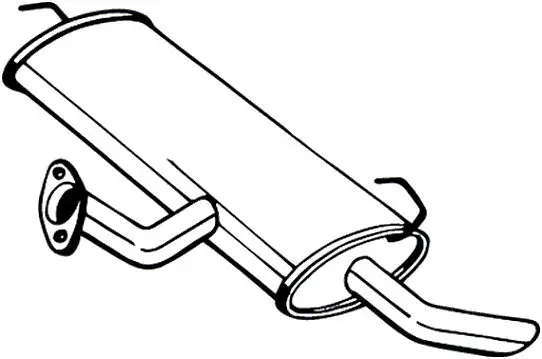 BOSAL 145-335 - Endschalldämpfer Echt