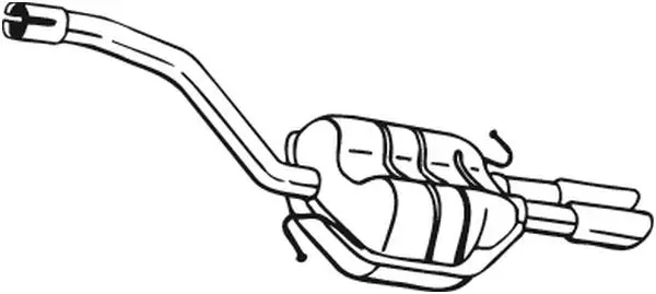 Sale BOSAL 233-617 - Endschalldämpfer