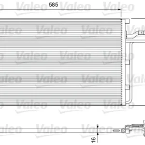 VALEO 814416 - Kondensator, Klimaanlage Billig