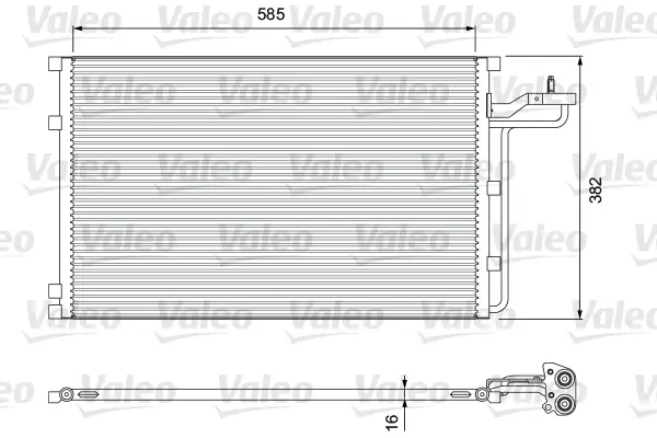 VALEO 814416 - Kondensator, Klimaanlage Billig