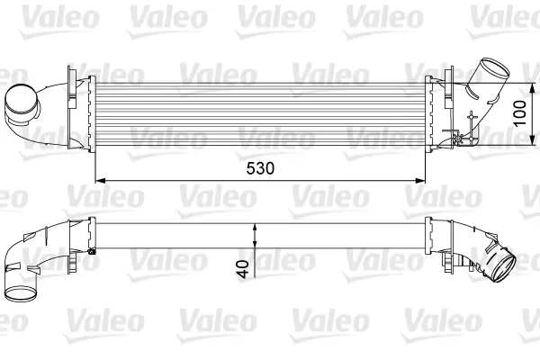 Neue Kollektion VALEO 818544 - Ladeluftkühler
