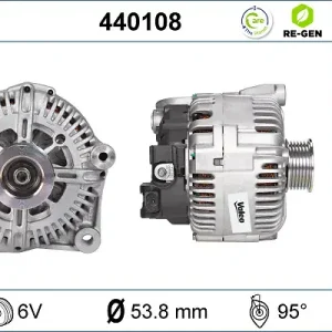 VALEO 440108 - Generator - VALEO RE-GEN REMANUFACTURED Sichere Zahlung