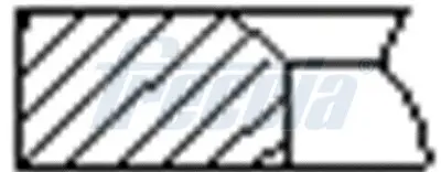 Günstig FRECCIA FR10-216600 - Kolbenringsatz