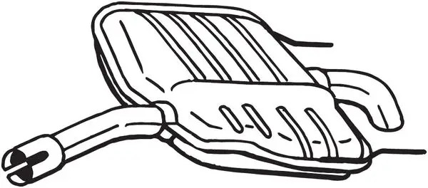 Neue Ware BOSAL 185-569 - Endschalldämpfer