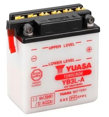 YUASA YB3L-A - Starterbatterie - YuMicron 3Ah 30 A 12 V Ausverkauf