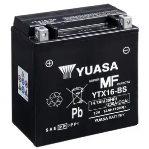 YUASA YTX16-BS - Starterbatterie - Maintenance Free 15Ah 230 A 12 V Versand Am Gleichen Tag