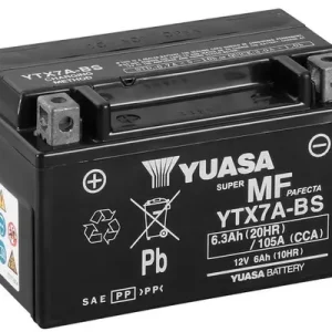 Kracherpreis YUASA YTX7A-BS - Starterbatterie - Maintenance Free 6Ah 105 A 12 V