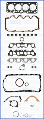 Schnäppchen AJUSA 50040200 - Dichtungsvollsatz, Motor - FIBERMAX