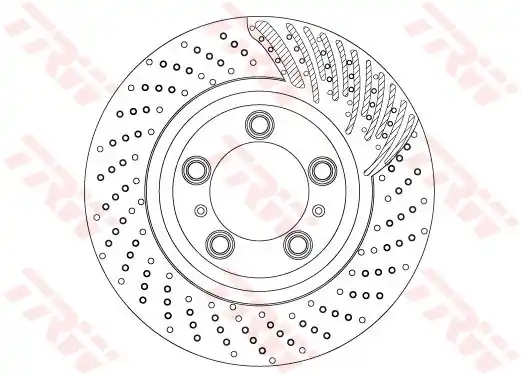 TRW DF6721S - Bremsscheibe - TRW SINGLE Highlight