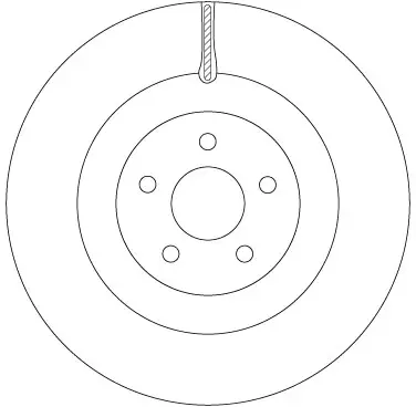 TRW DF6871 - Bremsscheibe Letzte Chance