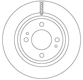 Aktuell TRW DF6908 - Bremsscheibe