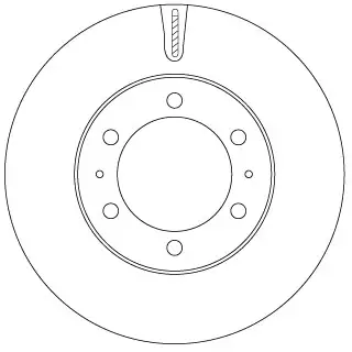 TRW DF7827S - Bremsscheibe - TRW SINGLE Heißes Angebot
