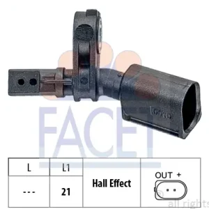 FACET 21.0010 - Sensor, Raddrehzahl Nur Heute