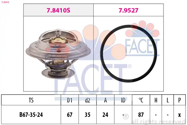 Preisreduziert FACET 7.8410 - Thermostat, Kühlmittel
