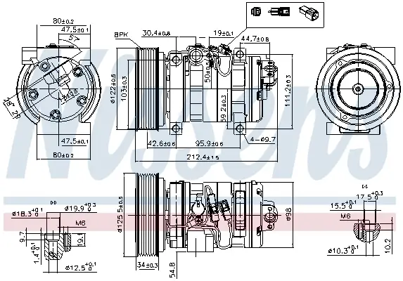 NISSENS 89609 - Kompressor, Klimaanlage - ** FIRST FIT ** Sofort Bestellen