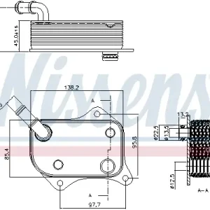 Sichere Zahlung NISSENS 90711 - Ölkühler, Motoröl