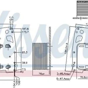 Must-Have NISSENS 90907 - Ölkühler, Motoröl