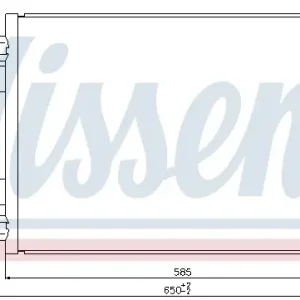 Neue Ware NISSENS 940077 - Kondensator, Klimaanlage