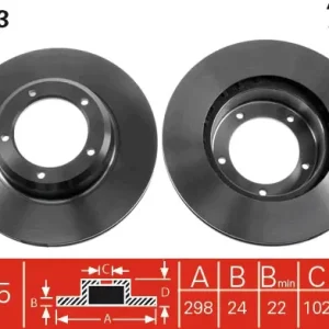 Direkt Vom Hersteller TRW DF1803 - Bremsscheibe