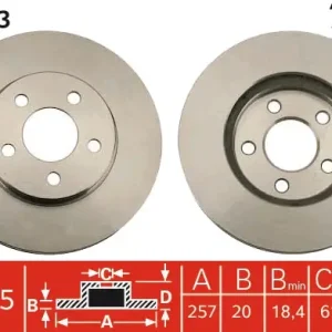 Begrenztes Angebot TRW DF4503 - Bremsscheibe