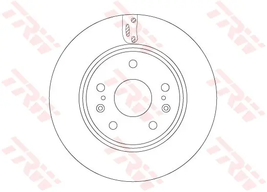 TRW DF6703 - Bremsscheibe Versand Am Gleichen Tag