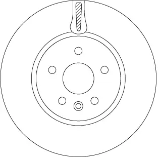 TRW DF6820 - Bremsscheibe Echt