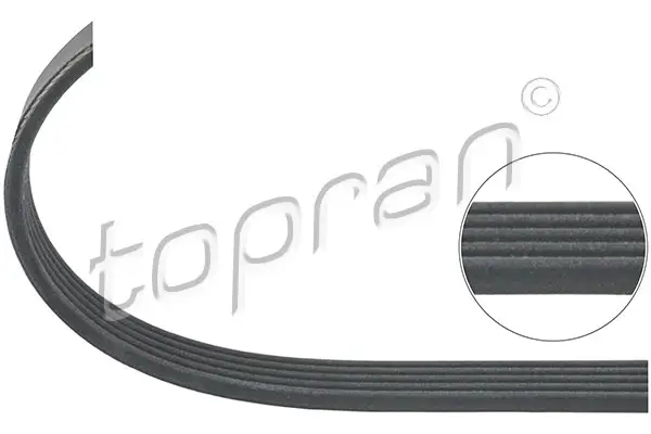 Bestseller TOPRAN 205 745 - Keilrippenriemen
