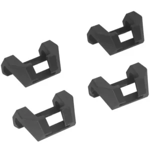 Nur Heute ZEGA Kofferdeckelhaken, 4er Set, für 20 mm Riemen