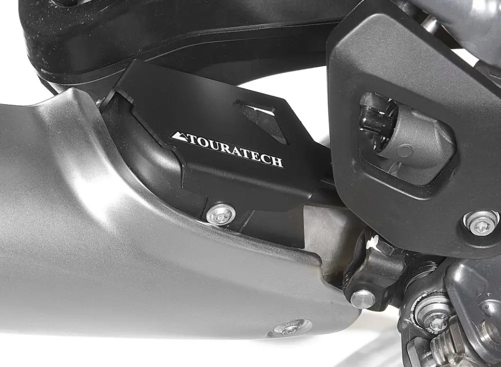 Ausverkauf Schutz Abgasklappe, schwarz für BMW R1250GS/ R1250GS Adventure/ R1200GS (LC) / R1200GS Adventure (LC)