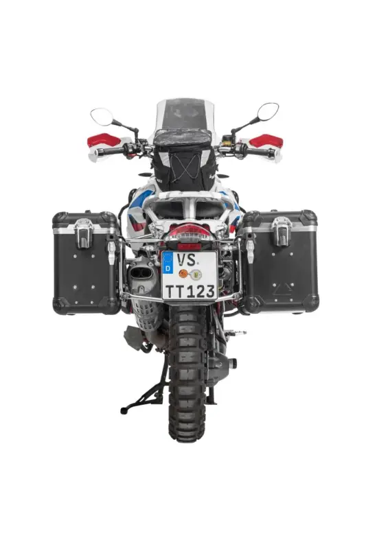 Must-Have Motorrad Alukoffer System ZEGA Evo für BMW R1200GS (-2012)/ BMW R1200GS Adventure (-2013)