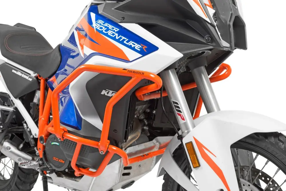 Neu Verkleidungssturzbügel orange für KTM 1290 Super Adventure S/R ab 2021