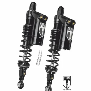 BLACK-T Stereo Federbein Set Stage3 mit Reservoir für Indian Scout Bobber 2018-2021 Abverkauf