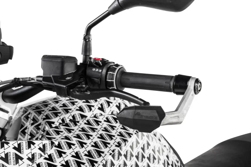 Nur Heute Handprotektoren DEFENSA Leverguard, silber, für BMW R1250GS/ Adventure, R1200GS (LC)/ Adventure (LC)