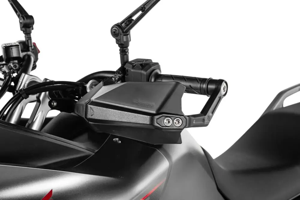 Markenprodukt Handprotektoren DEFENSA Expedition, schwarz, Honda XL750 Transalp
