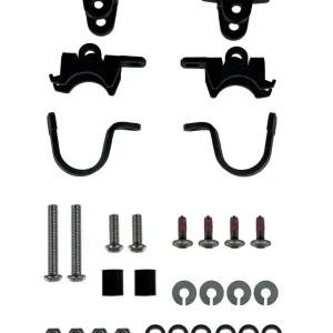 Adaptersatz *schwarz* für original BMW LED Zusatzscheinwerfer auf Touratech Sturzbügelerweiterung für BMW R1300GS, R1250GS, R1200GS (LC) Schnäppchen