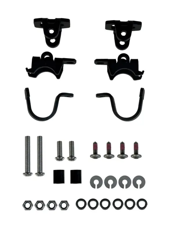 Adaptersatz *schwarz* für original BMW LED Zusatzscheinwerfer auf Touratech Sturzbügelerweiterung für BMW R1300GS, R1250GS, R1200GS (LC) Schnäppchen