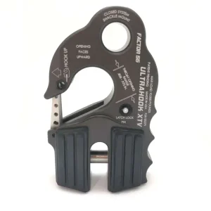 "FACTOR 55" ULTRAHOOK XTV WINCH HOOK WITH SHACKLE MOUNT, GRAY Neue Kollektion