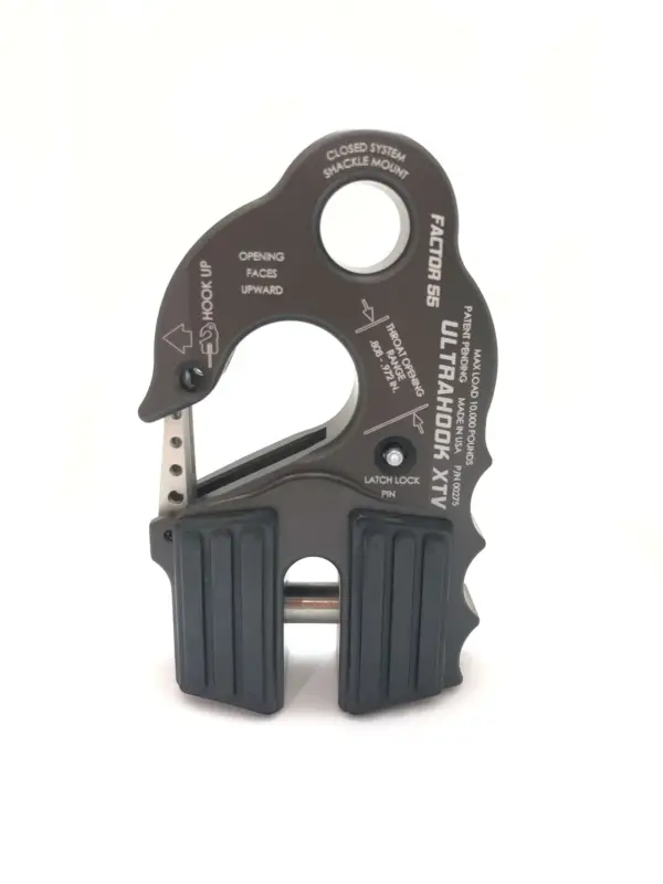 "FACTOR 55" ULTRAHOOK XTV WINCH HOOK WITH SHACKLE MOUNT, GRAY Neue Kollektion