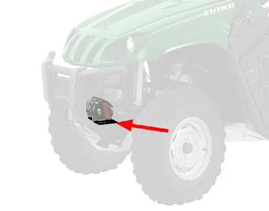 Ausverkauf Seilwindenanbausatz Kubota UTV RTV 900 4x4