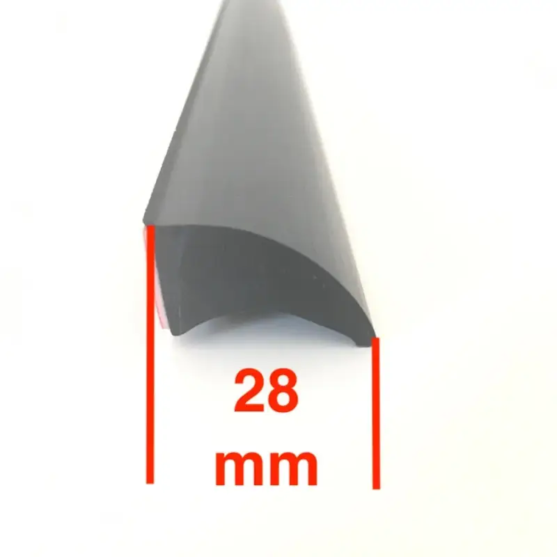 Kotflügelverbreiterung universal 1 Stk 28mm breit, 150cm lang Echt