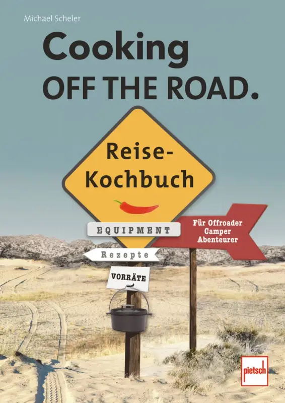 Zertifiziert Buch COOKING OFF THE ROAD.