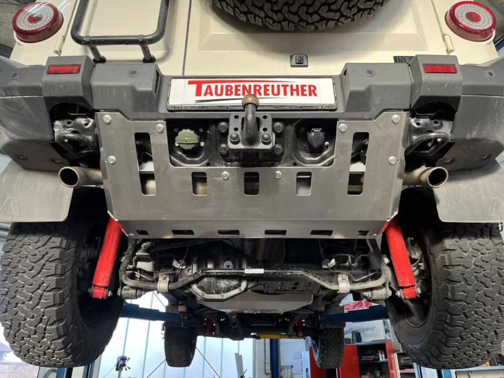 Unterfahrschutz Ineos Grenadier, Heck Neue Kollektion
