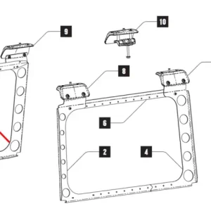 Rhino Rack Stützen innen, Jeep JL Backbone, links, für 50-11RJLB1 Bestpreis