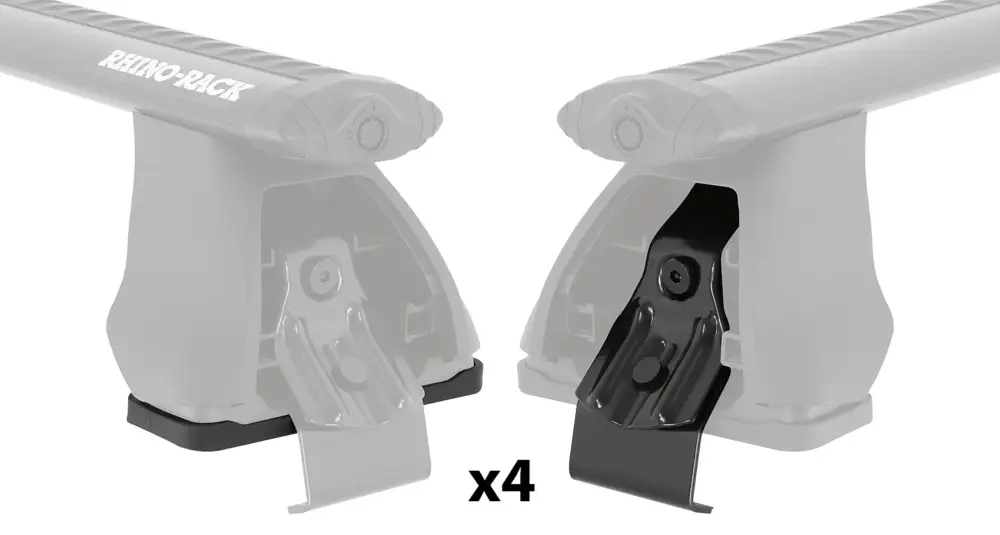 Fußkit für Rhino 2500 Multi Fit System 4 Klammern und 4 Gummiunterlagen Jetzt Kaufen